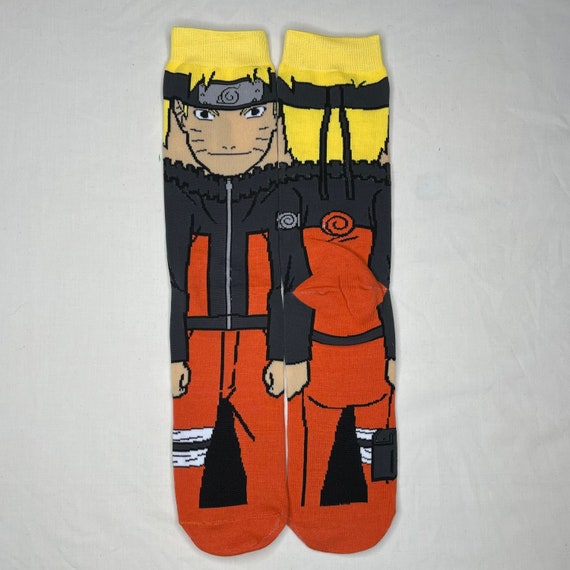 Naruto Uzumaki Anime Character 360 socks | Etsy