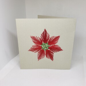 Carte de voeux vierge, motif brodé pour décoration murale, cadeaux pour la maison, carte initiale monogramme, cartes-cadeaux écologiques faites à la main, cadeau de fête des mères