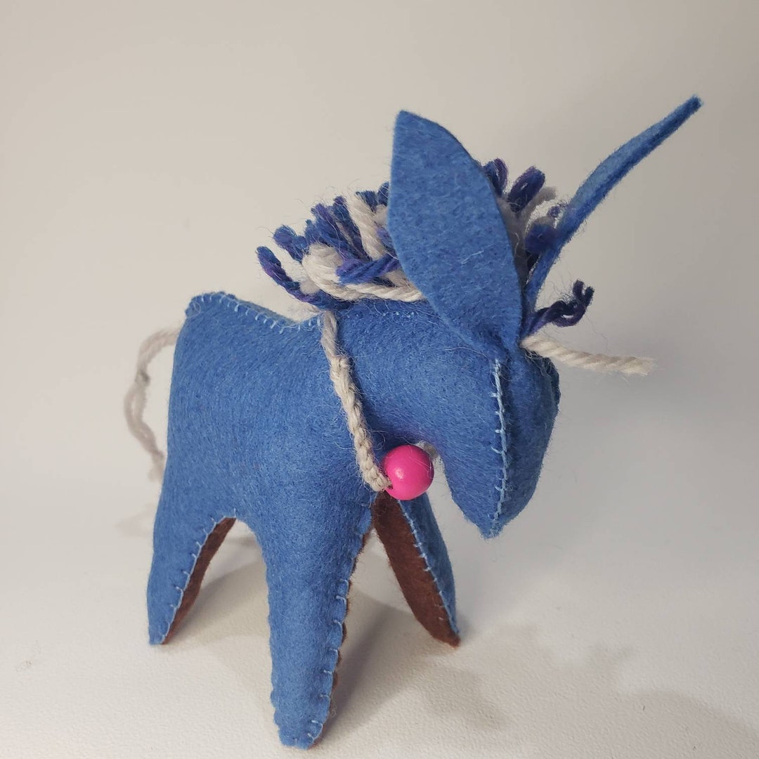 Donkey Toy Farm Animals Felt Animals Handmade Toys Gifts Etsy