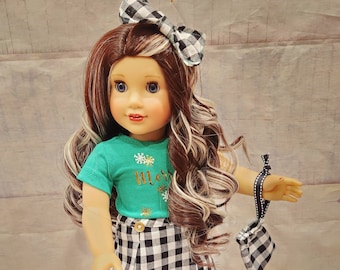 Peluca personalizada para muñecas de 18 pulgadas American Girl Dolls Our Generation