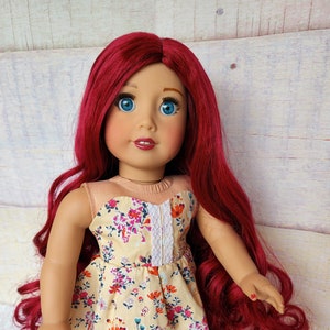 Custom Wig for 18 inch dolls American Girl Dolls Our Generation