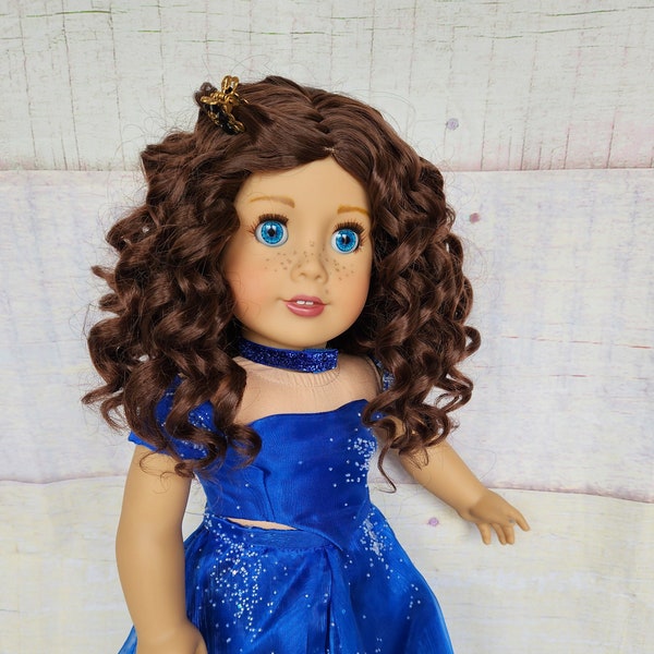 Custom wig for 18 inch dolls, American girl dolls, Our Generation