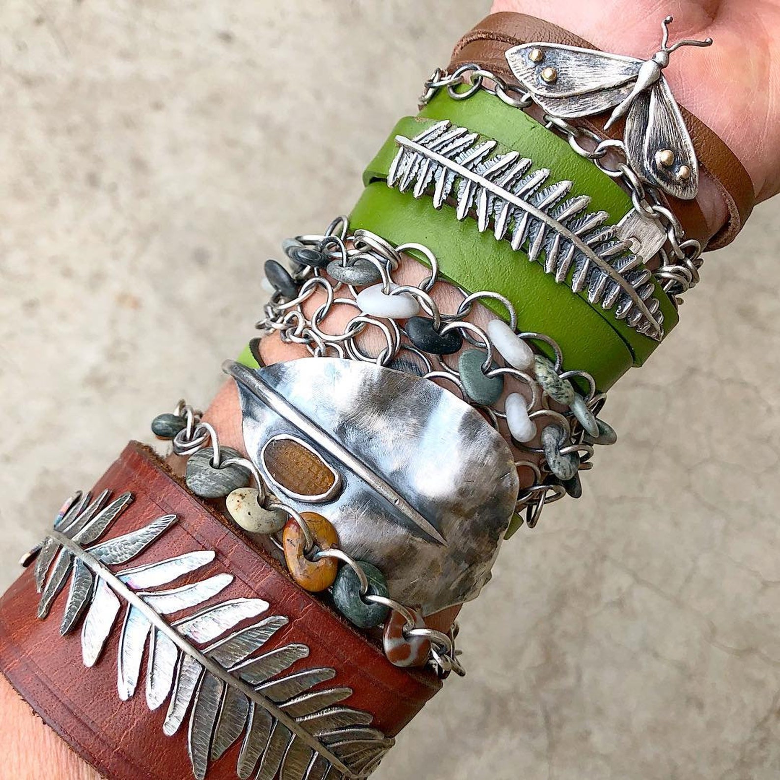 Bracelets silver bracelets handmade bracelets Etsy