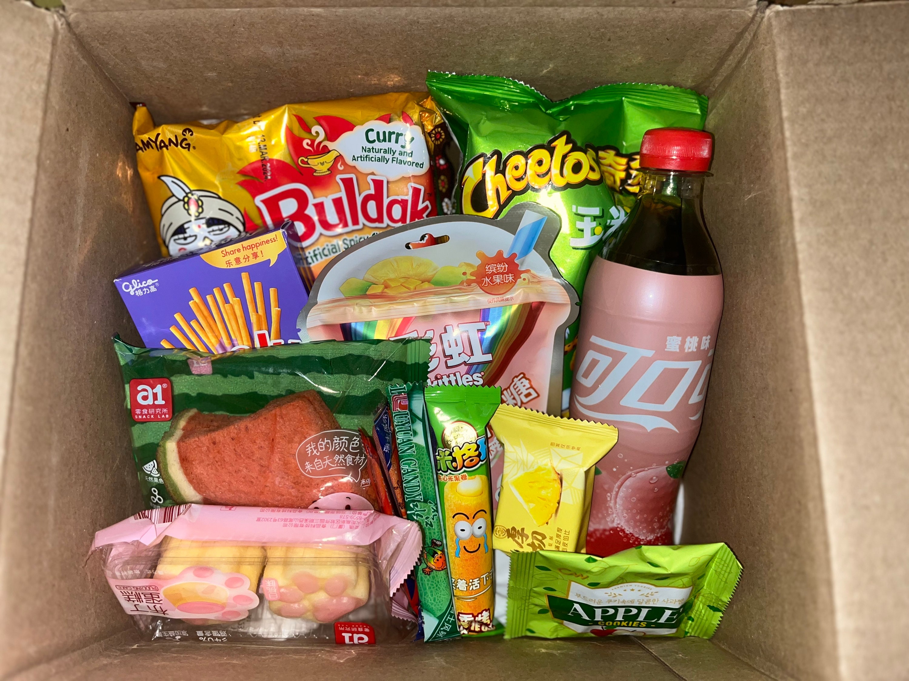30 bonbons japonais Snacks Box Japonais Dagashi (boîte en carton