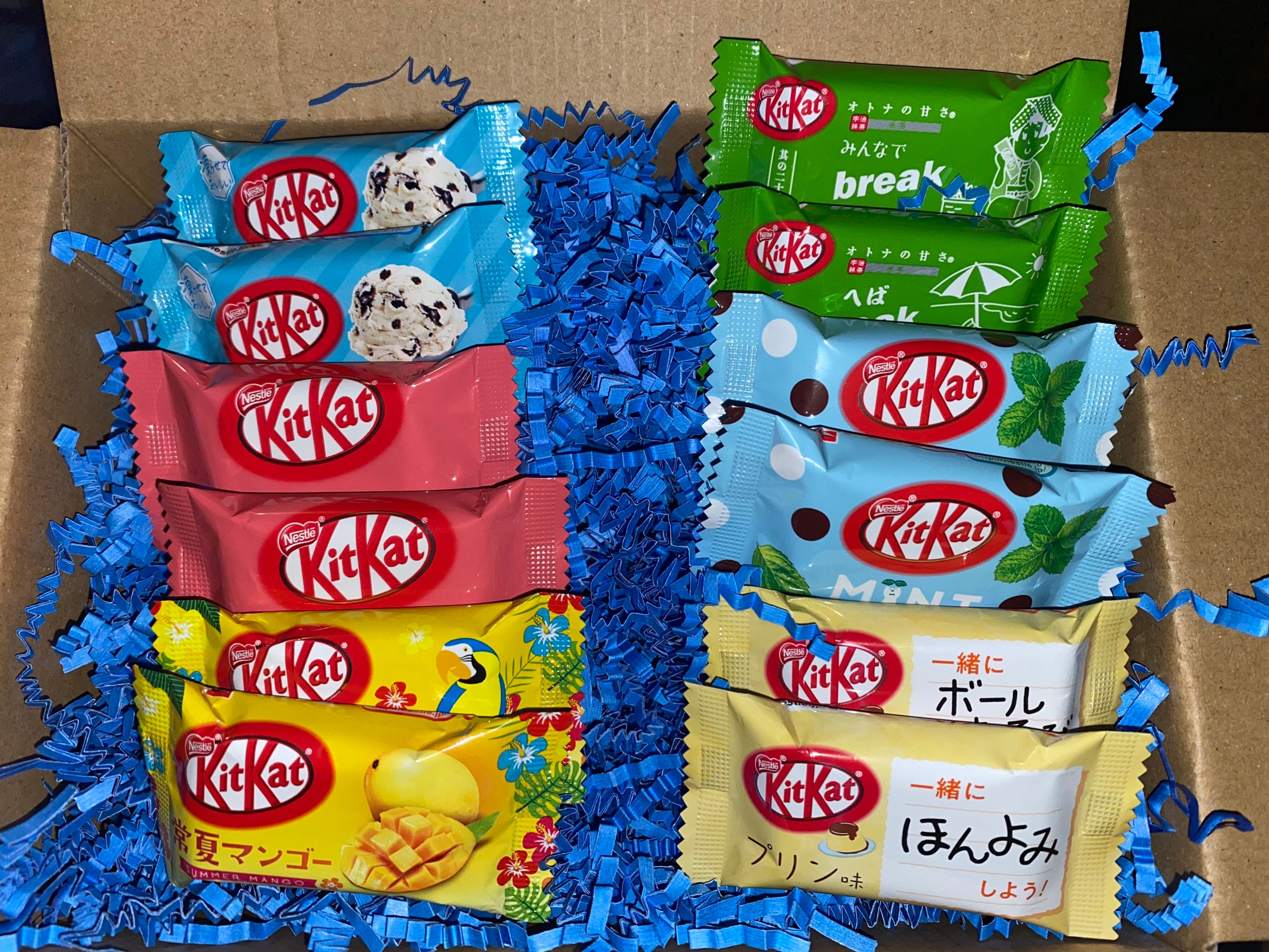 20 Pieces Japanese Kitkat Assortment Asian Snack Box Fast Shipping Stocking  Stuffer White Elephant Christmas Gift 