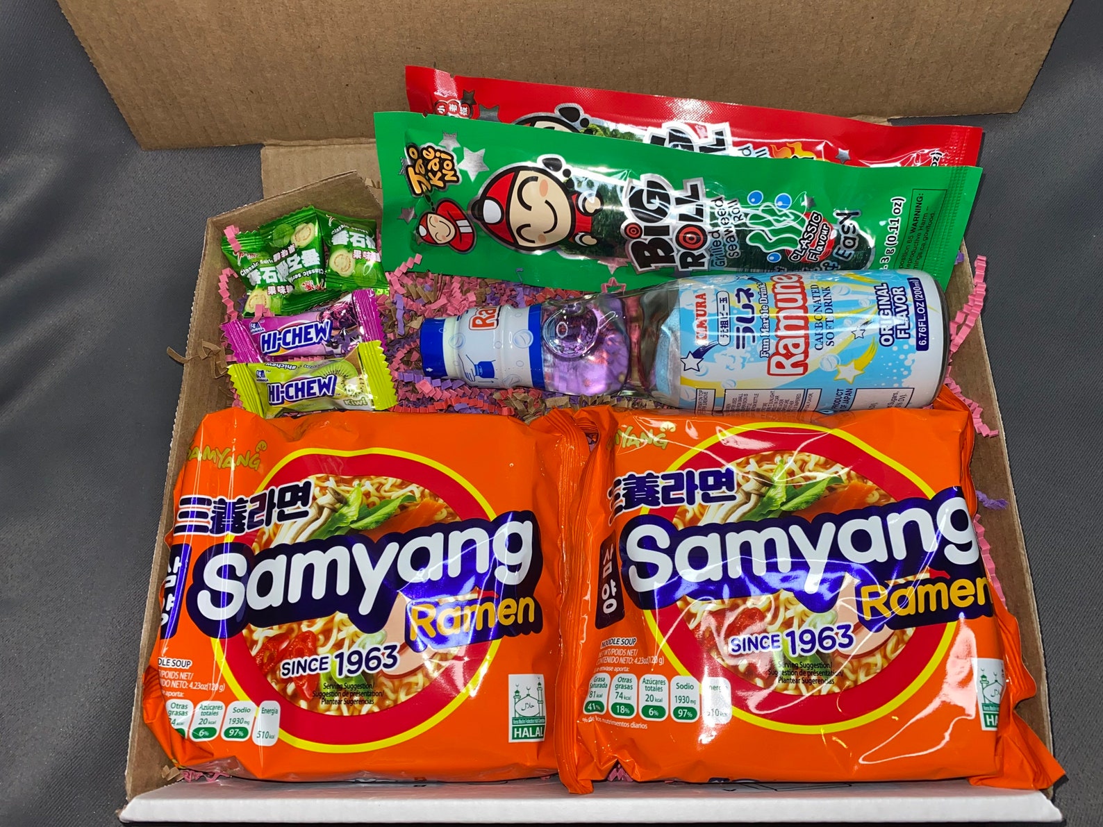25 PCS Exotic Asian Snack Box Ramen Candy Drinks Japanese Etsy