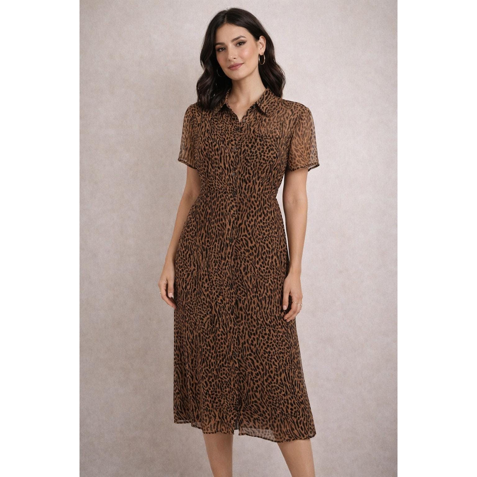 dress for 90s Vintage 90s Leopard Maxi Dress (M) – Closed Caption