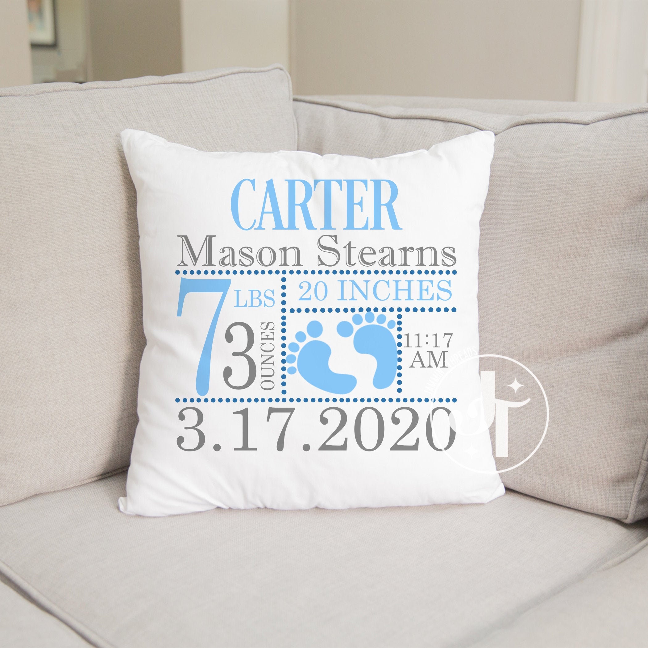 baby keepsake pillow