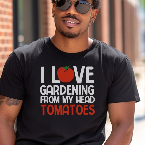Tomato Shirt, Graphic Tee, Clothing Foodie, Gardening Gift, Plant Lover Shirt, Farmer T Shirt, Gift For Gardeners, Botanical Shirt