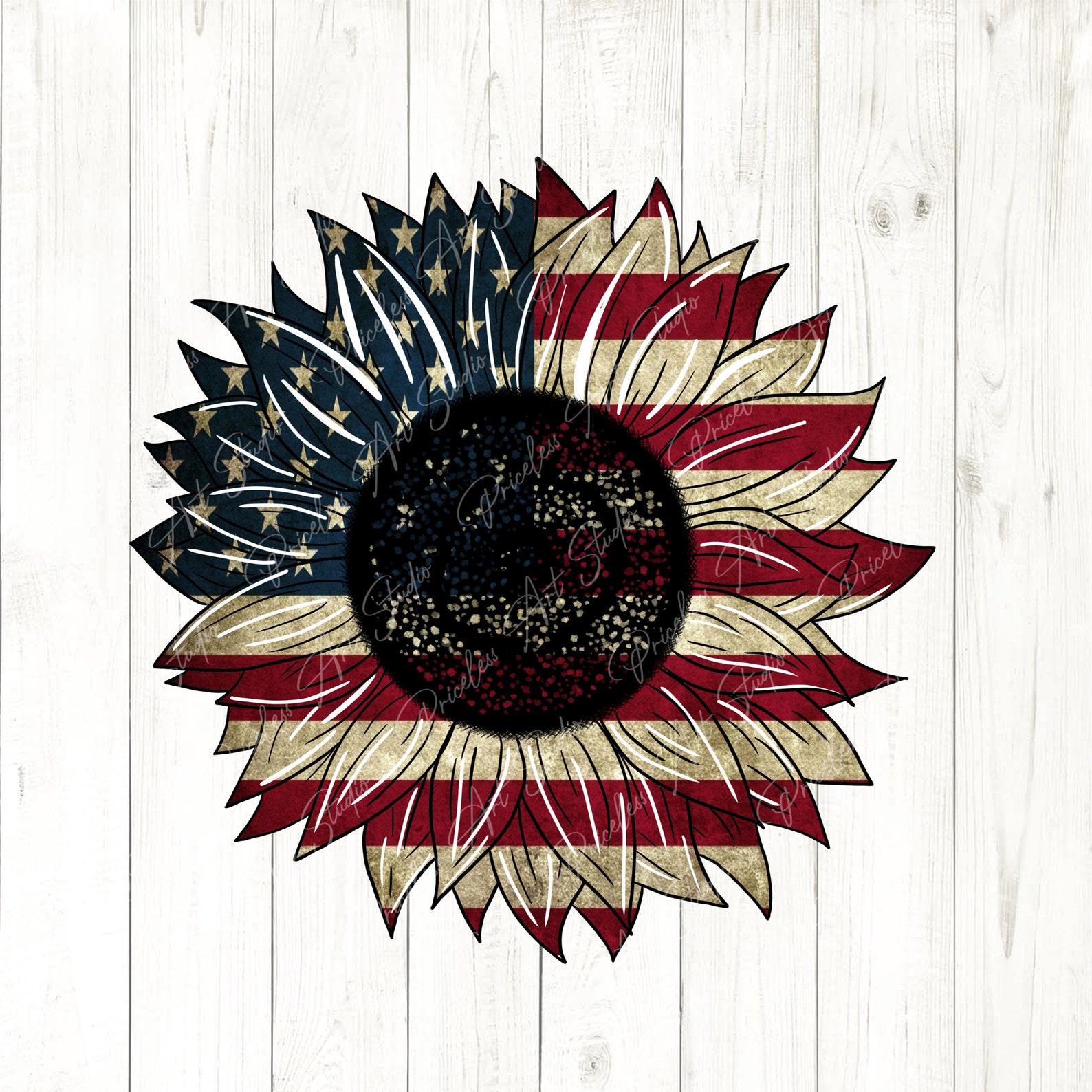 American flag sunflower png sunflower png patriotic  etsy American flag sunflower png sunflower png patriotic  etsy