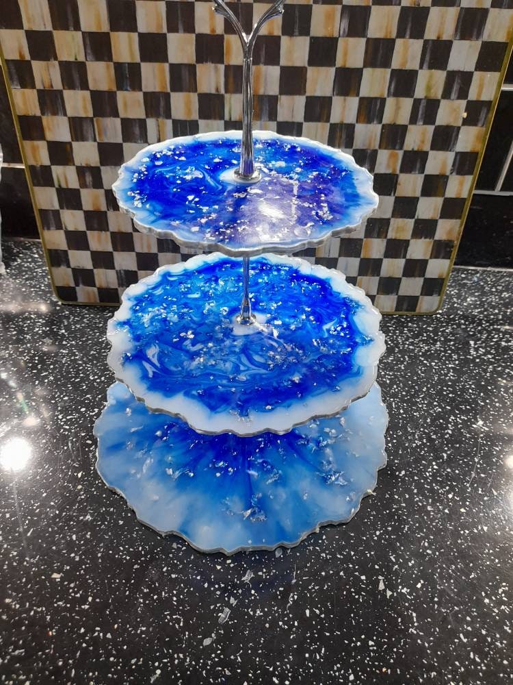 Resin cake stand Etsy