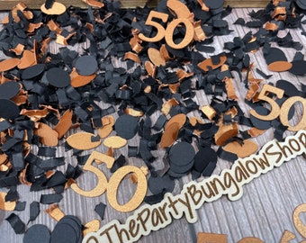 50th celebration party confetti, shredded confetti,  50th Birthday, Party Decorations, 50th Anniversary Party