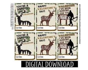 Hunting Valentines Cards - Etsy
