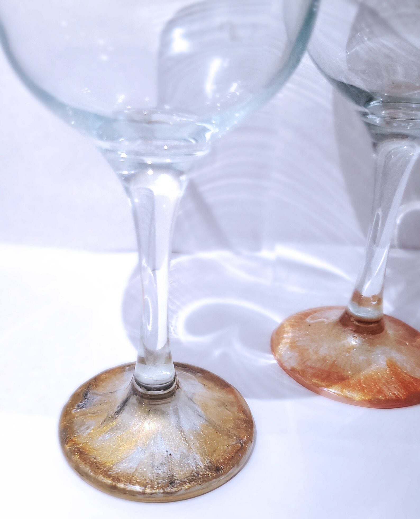 CUSTOM Made to Order Resin Pour Wine Glasses Etsy