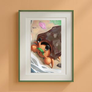 IX The Hermit - Dwebble | Arcanamon Major Arcana Pokémon Prints (1st Edition)