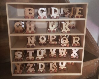Holzbuchstaben Zugbuchstaben Namenszug "A" 