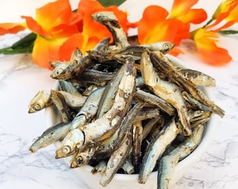 Dried Fish Treats, Anchovies for Dogs and Cats, Dehydrated Fish Treats, Gluten Free Treats, Homemade Treats, Gourmet, All Natural Treats