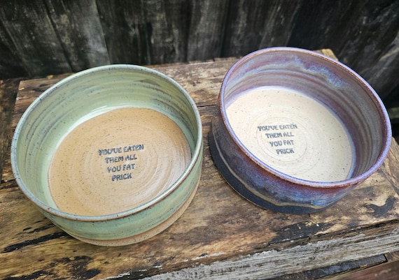 You've Eaten Them All You Fat Prick Snack Bowl, Handmade - Etsy