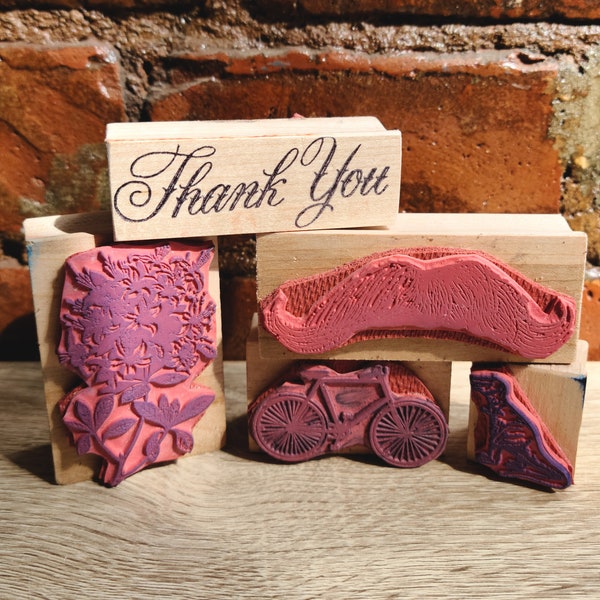 Add a stamp! Choose a Rubber Stamp for Customization