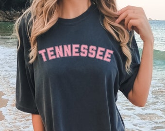 Tennessee Shirt Oversized Shirt, Trendy Coconut Girl Aesthetic, Cute Summer Beach Clothes, Preppy Game Day Outfit, Tennessee Shirt