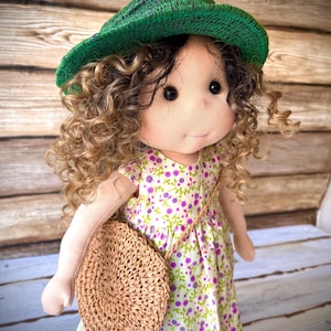 14 inches collectible doll,durable synthetic hair