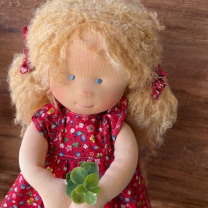 16  inches Handmade doll,Soft organic,heirloom doll,birthday gift for kid