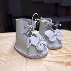 White doll shoes