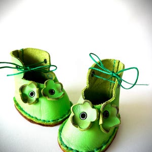 Green Shoes for 14 inch dolls