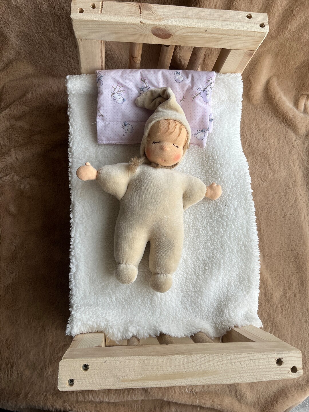 12 Inch Sleep Doll,sleeping Waldorf,soft Doll Etsy