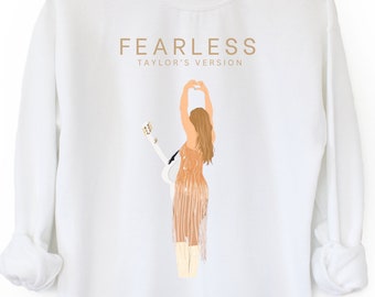 Fearless Taylor’s Version|Taylor Swift|Taylor’s Version|Swiftie|Taylor Nation|Unisex|Colours+Sizes|Sweatshirt|Crewneck|TS|Eras Tour