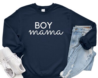 Boy Mom|Mama|Mother To Be| Baby Announcement|Unisex|Colours+Sizes|Sweatshirt|Crewneck