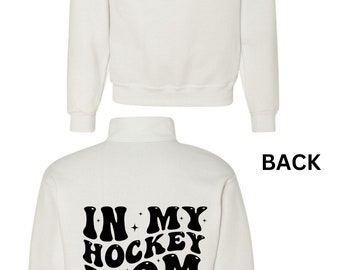 In My Hockey Mom Era|Hockey|Mom|Sports Mom|Era|Cozy|Comfy|Basics|Unisex|Colours+Sizes|Sweatshirt|Crewneck|Hoodie|Quarter Zip Crew|T-Shirt