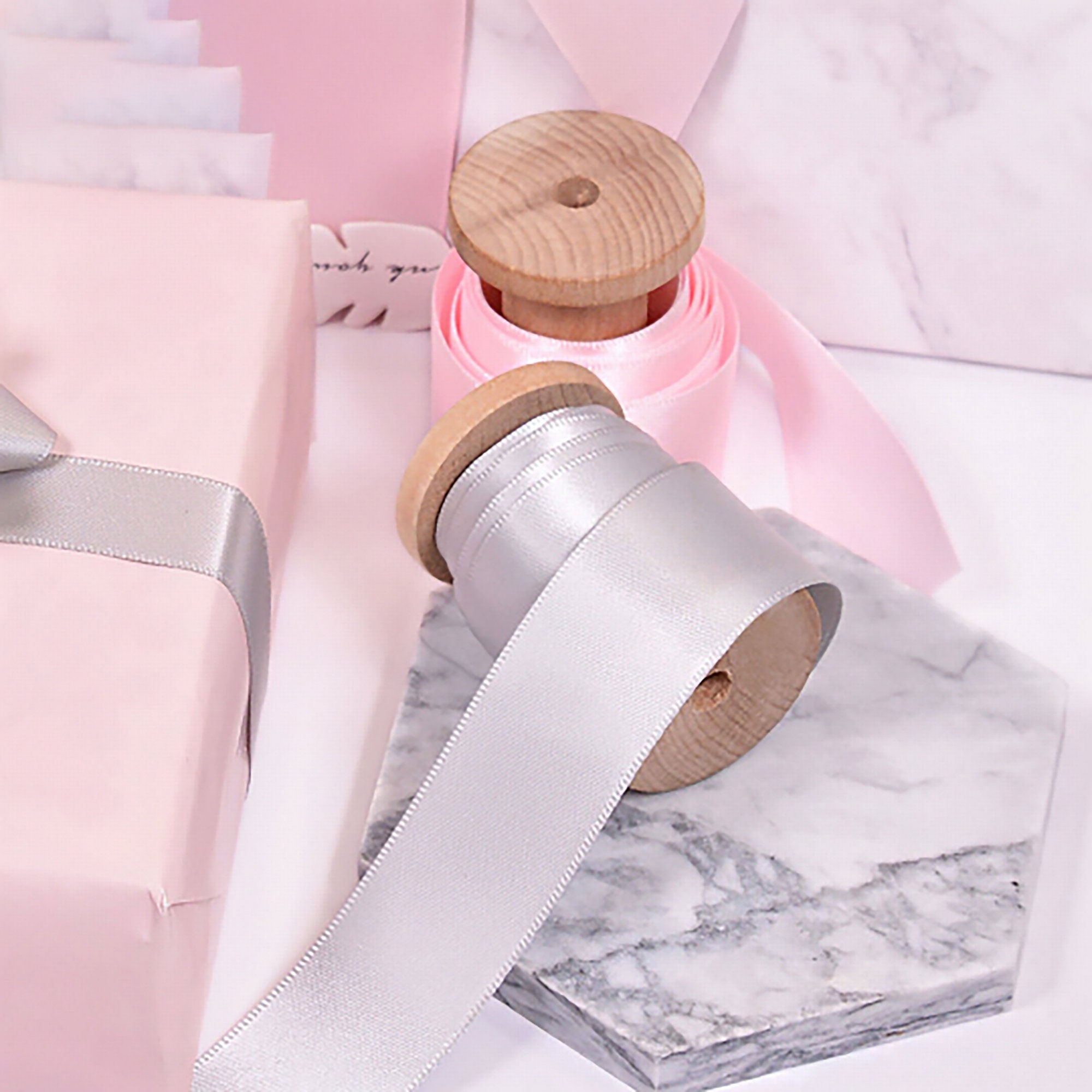 Blush Ribbon Doublesided 10 Yards Wedding Ribbon High Quality Etsy UK