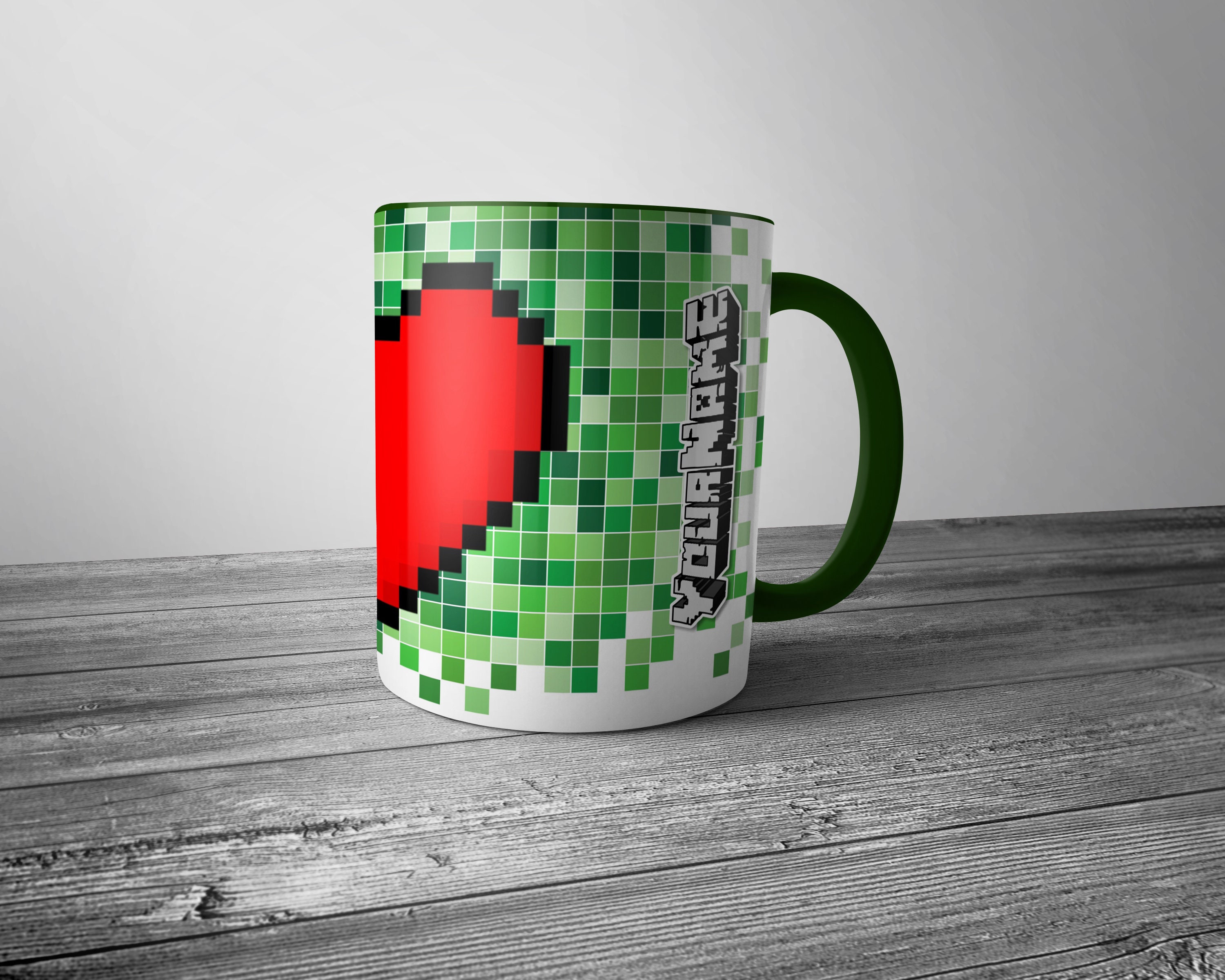 Tazza regalo personalizzata con un tema Minecraft I migliori