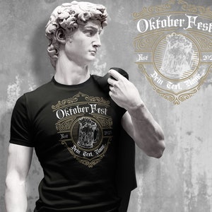 Camiseta Oktoberfest personalizada con nombre o texto | v03