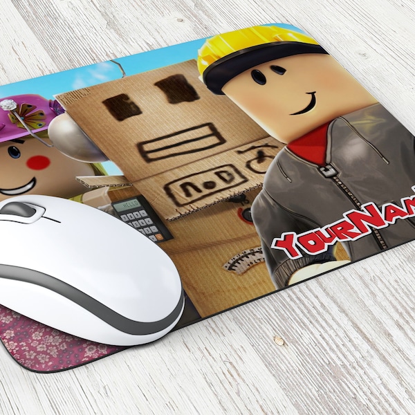 Mauspad Personnalisiert mit Motiv Roblox | Geschenk für Spieler | Geek Gadget für Gamer