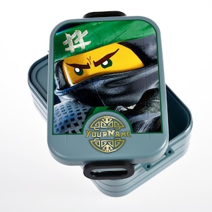 Personalisierte Lunchbox, Kinder Brotdose mit Namen, Geschenk zur Einschulung, Schultütenfüllung | Brotdose Bento Brotbox Mepal | Lloyd