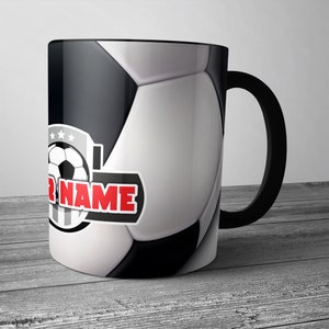 Personalized Mug, Customize Your Mug, With Your Name | football, soccer