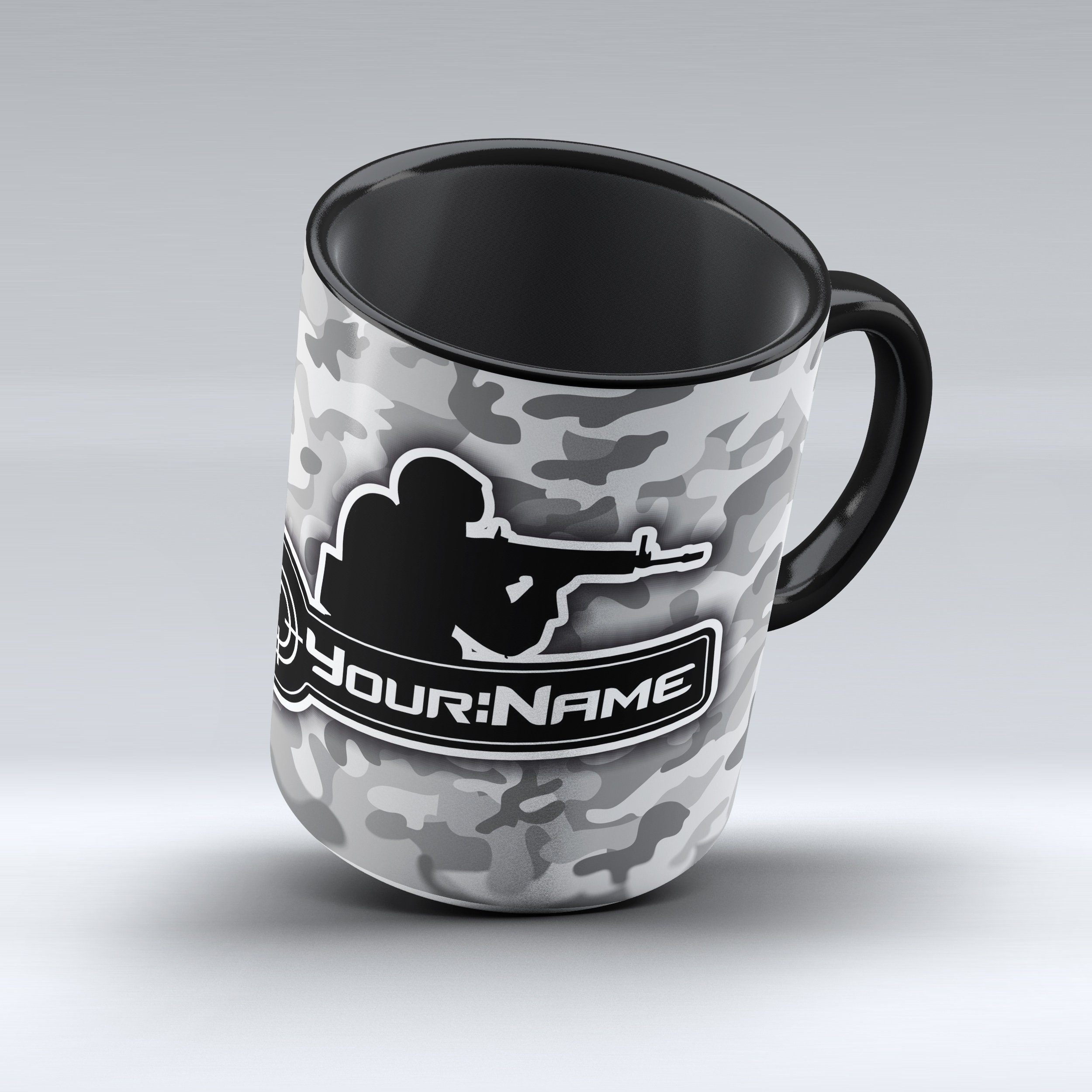 Mug Personnalisé Pour Les Fans de Csgo| Personnalisez La Tasse Jeu avec Couleur à L'intérieur.