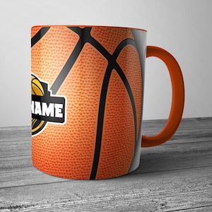 Personalized Mug, Customize Your Mug, With Your Name | Basketball