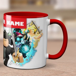 Personalized mug with a picture, inspired by the game Roblox | v03