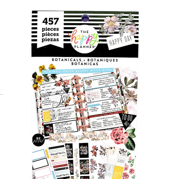 Happy Planner Sticker, Botanicals, Value Pack, Mambi Sticker, Aufkleber, Planersticker, Planerdeko
