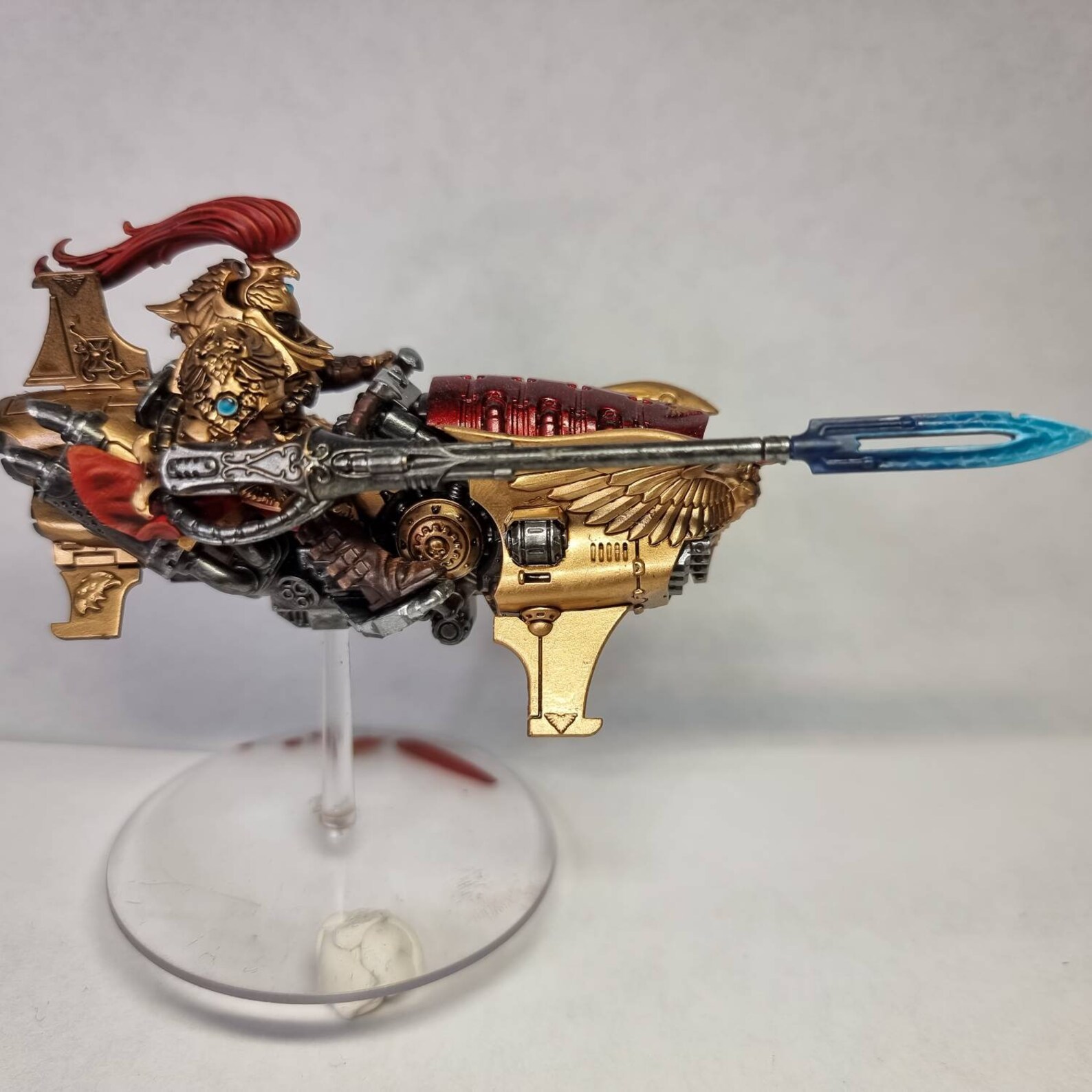 Warhammer 40k 1/18 Adeptus Custodes Vexilus Praetor In Allarus Terminator Armour Phelam Tolguror Akciofigura 14 Cm - Foto 5