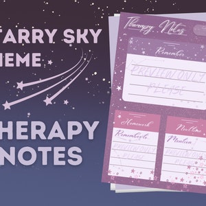 Therapy Notes - Constellation Template