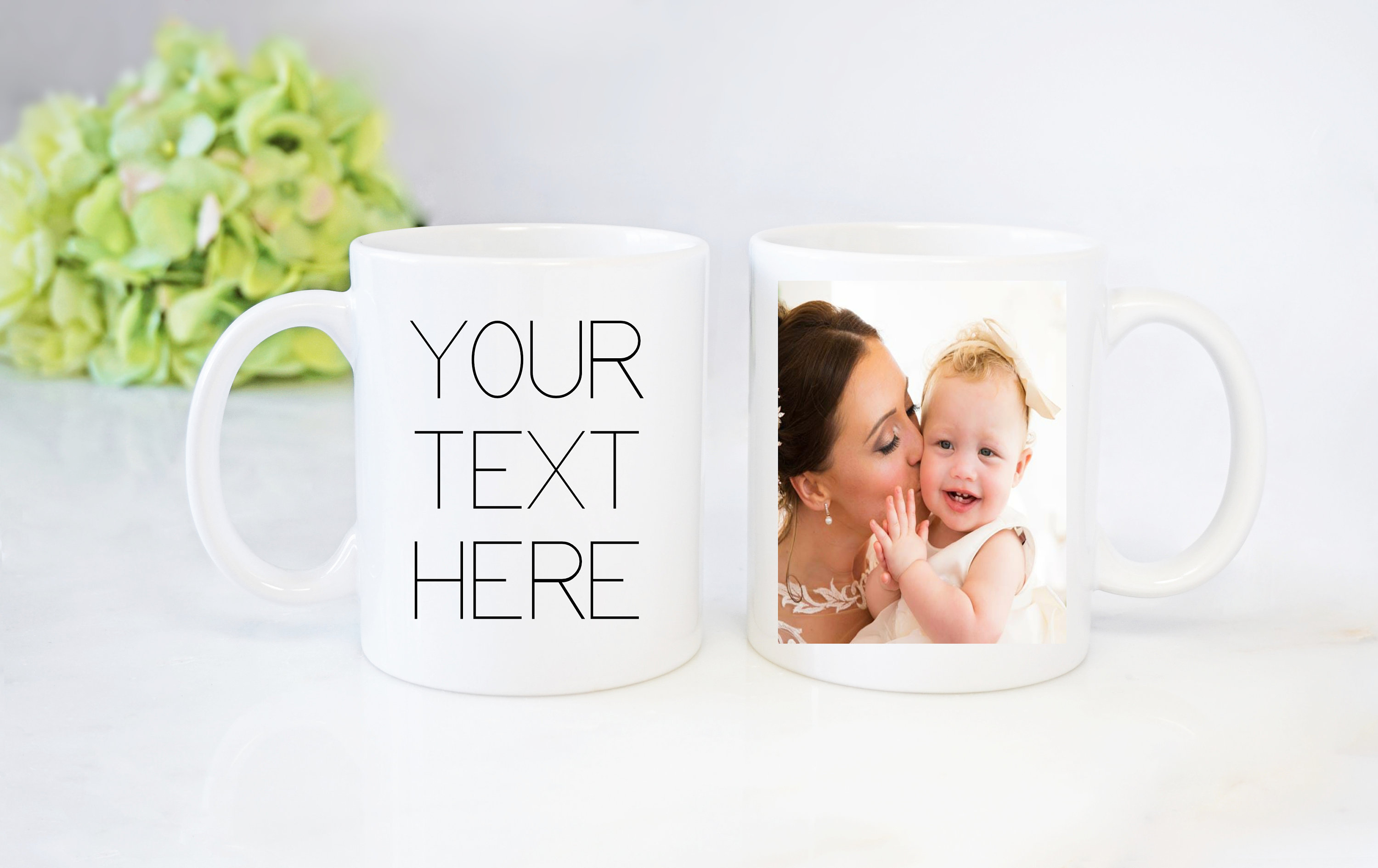 Tasse personnalisée de texte de photo tasse imprimée de | Etsy