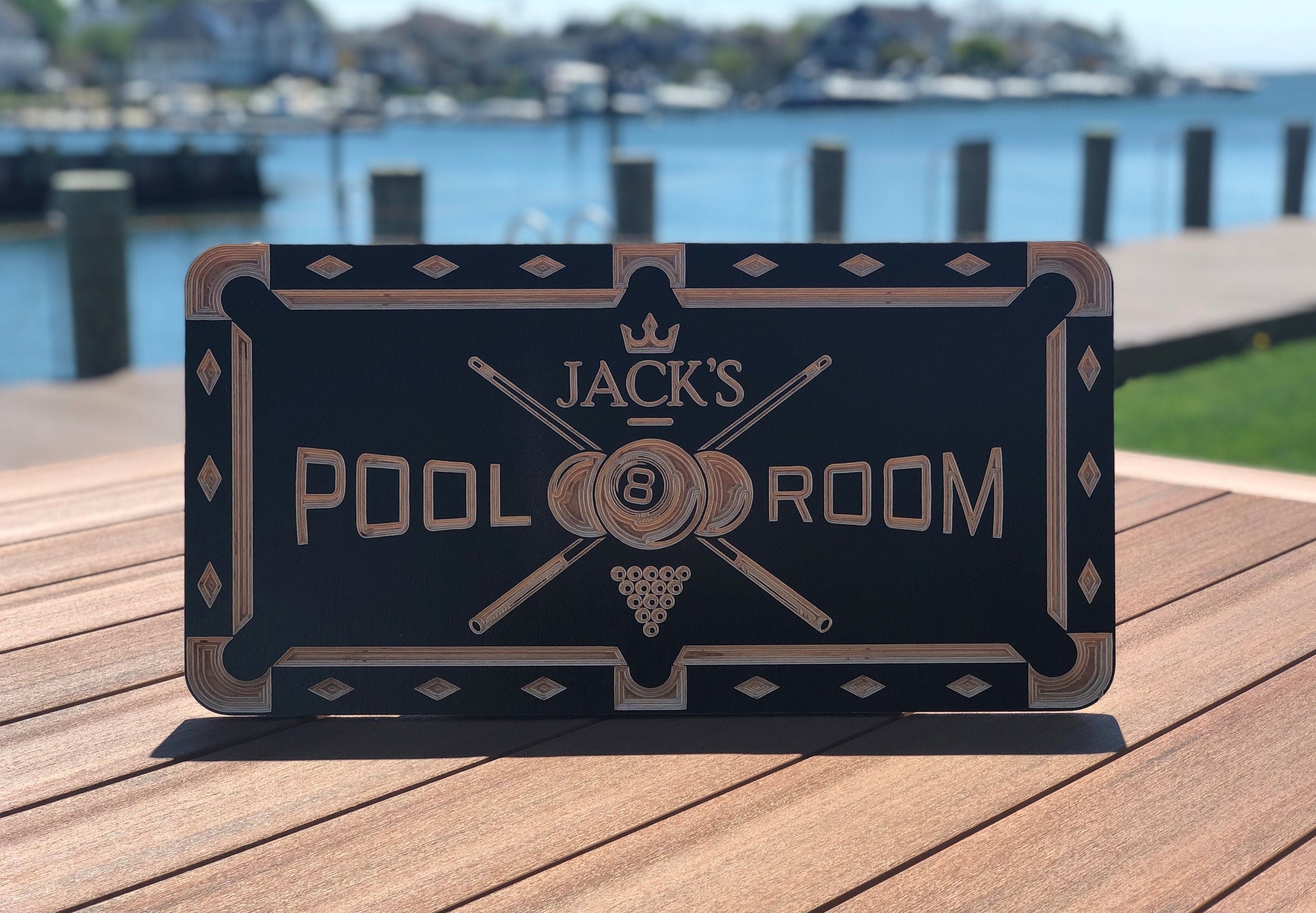 Game Room Sign Custom Wood Sign Pool Room Sign Game Room Etsy.de
