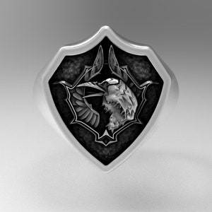 Raven ring is very stylish and perfect for everyday wear. The ring is very eye-catching.A great gift for all ages!