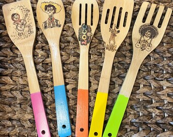 Coco inspired bamboo utensils