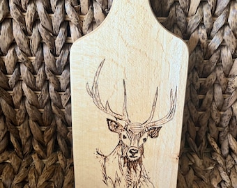Stag sketch chopping board