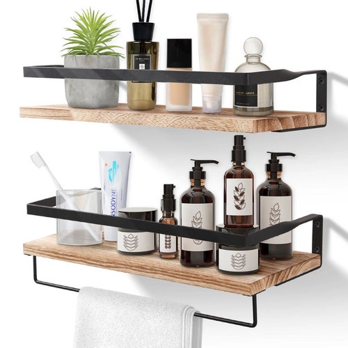 Modern Bathroom Shelves Wall Mounted Floating Shelf for Etsy